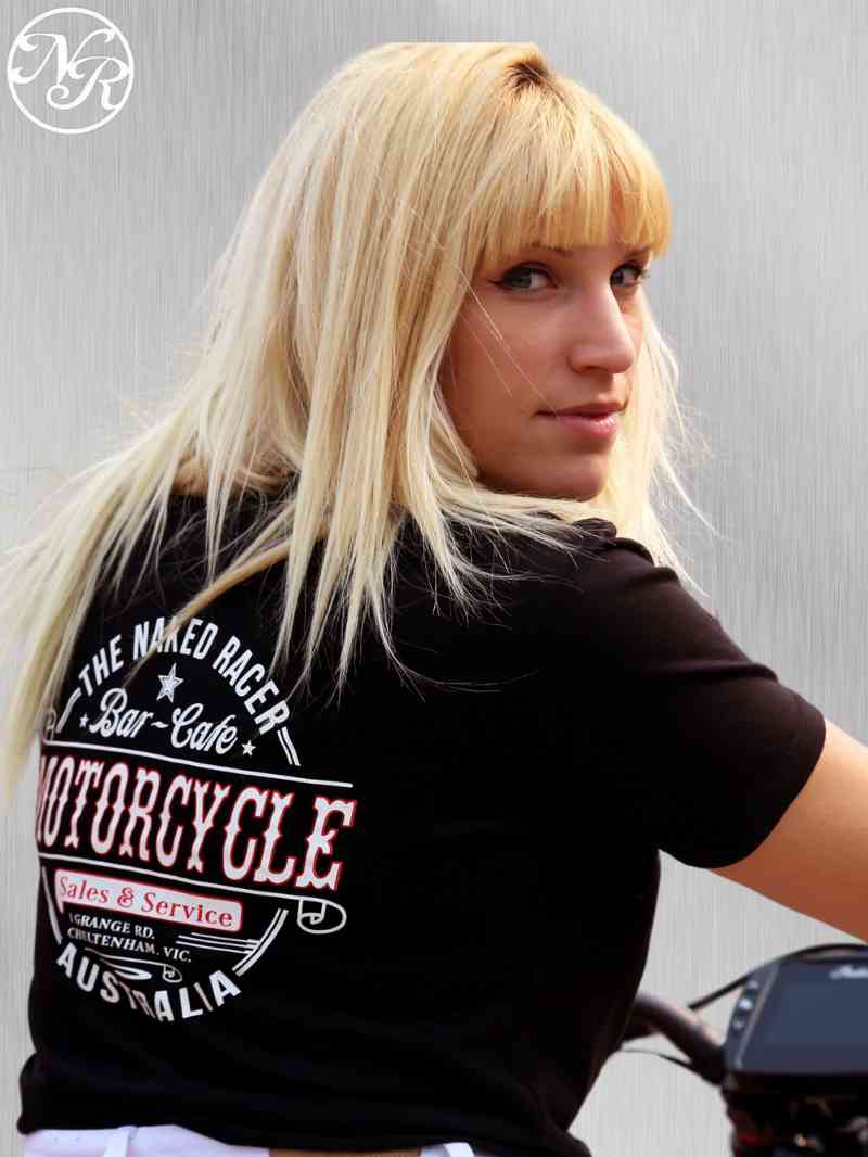 NR Moto Co Motorcycle Script T-Shirt