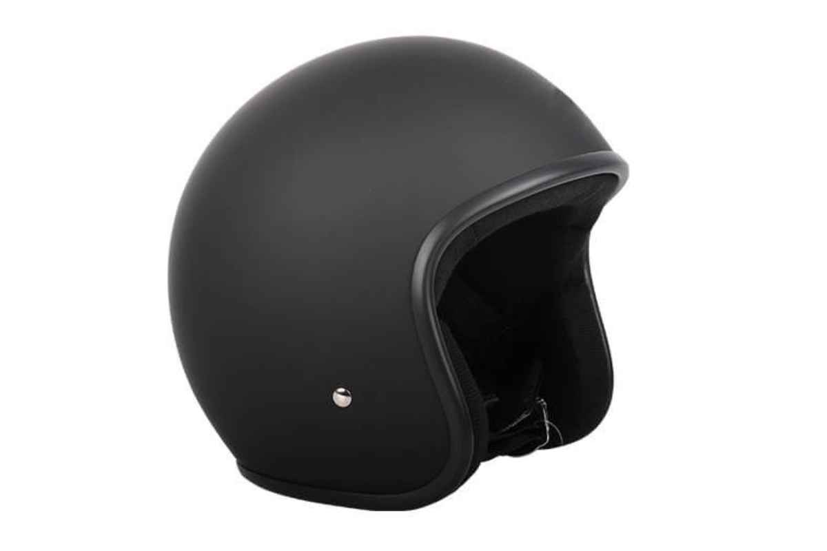 RXT Low Rider Open Face Matt Black Helmet