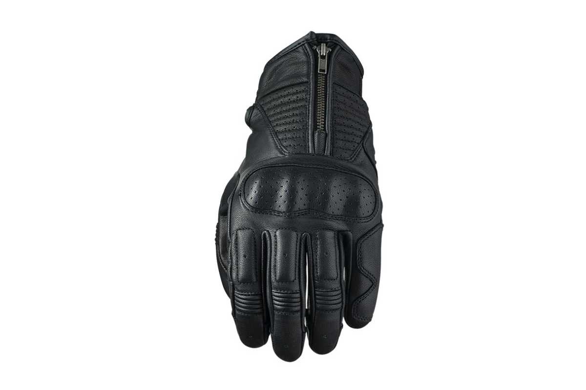 Kansas Black Gloves Womens Front