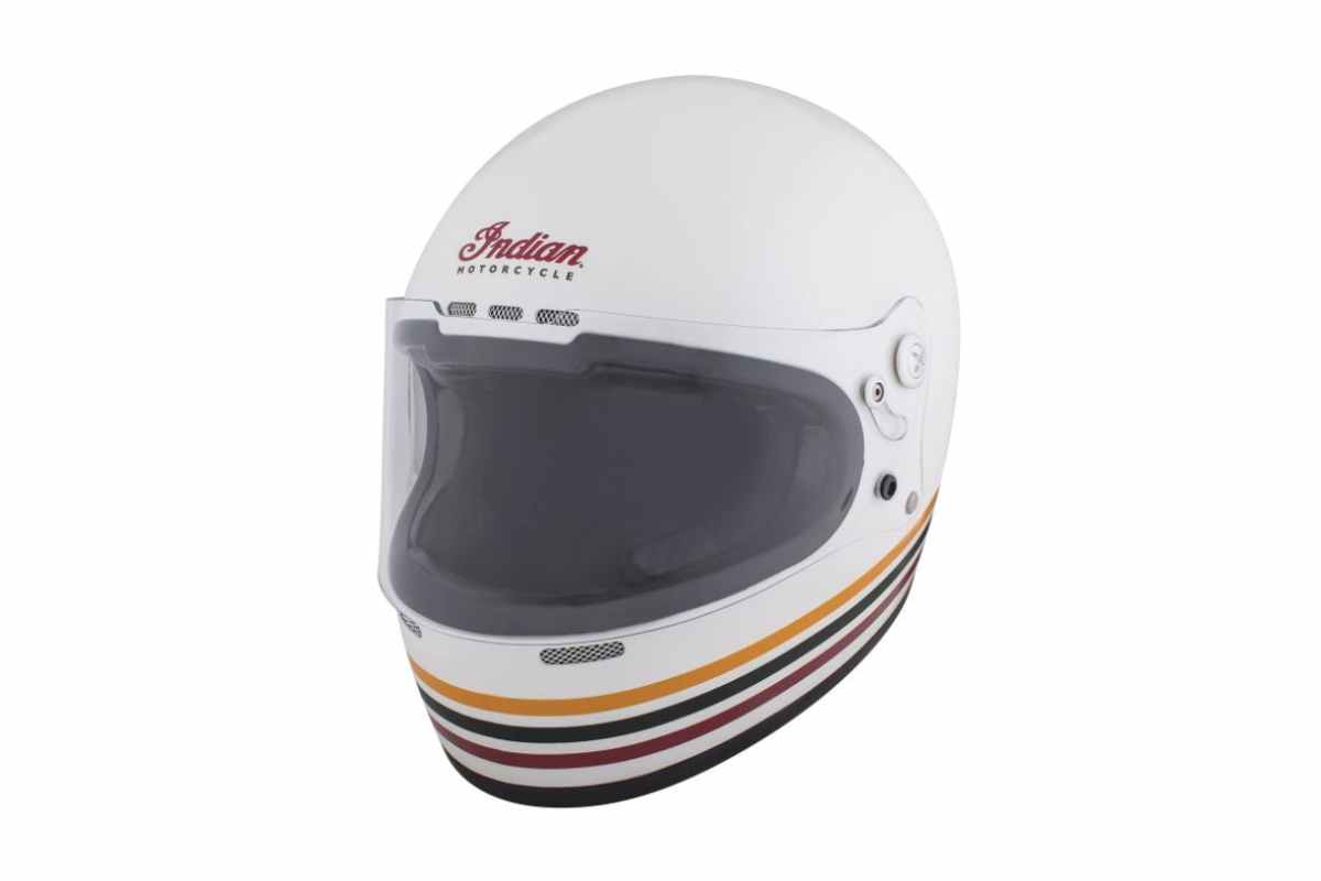 Retro Full Face Helmet With Stripes By Indian Motorcycle