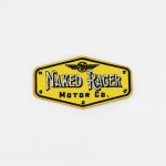Naked Racer Moto Co Gold Badge Patch