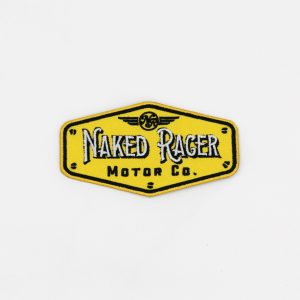 Naked Racer Moto Co Gold Badge Patch