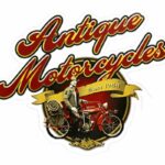 Antique Motorcycles Sticker Large