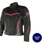 MotoDry CLIO jacket in black/magenta ( Women )