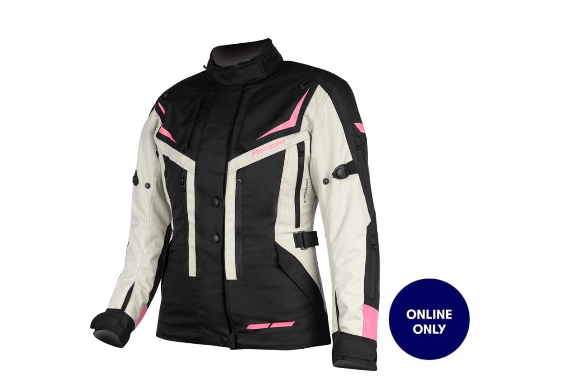 Jacket Moto Dry ‘Rallye 2’ Lady Black /Gray /Magenta