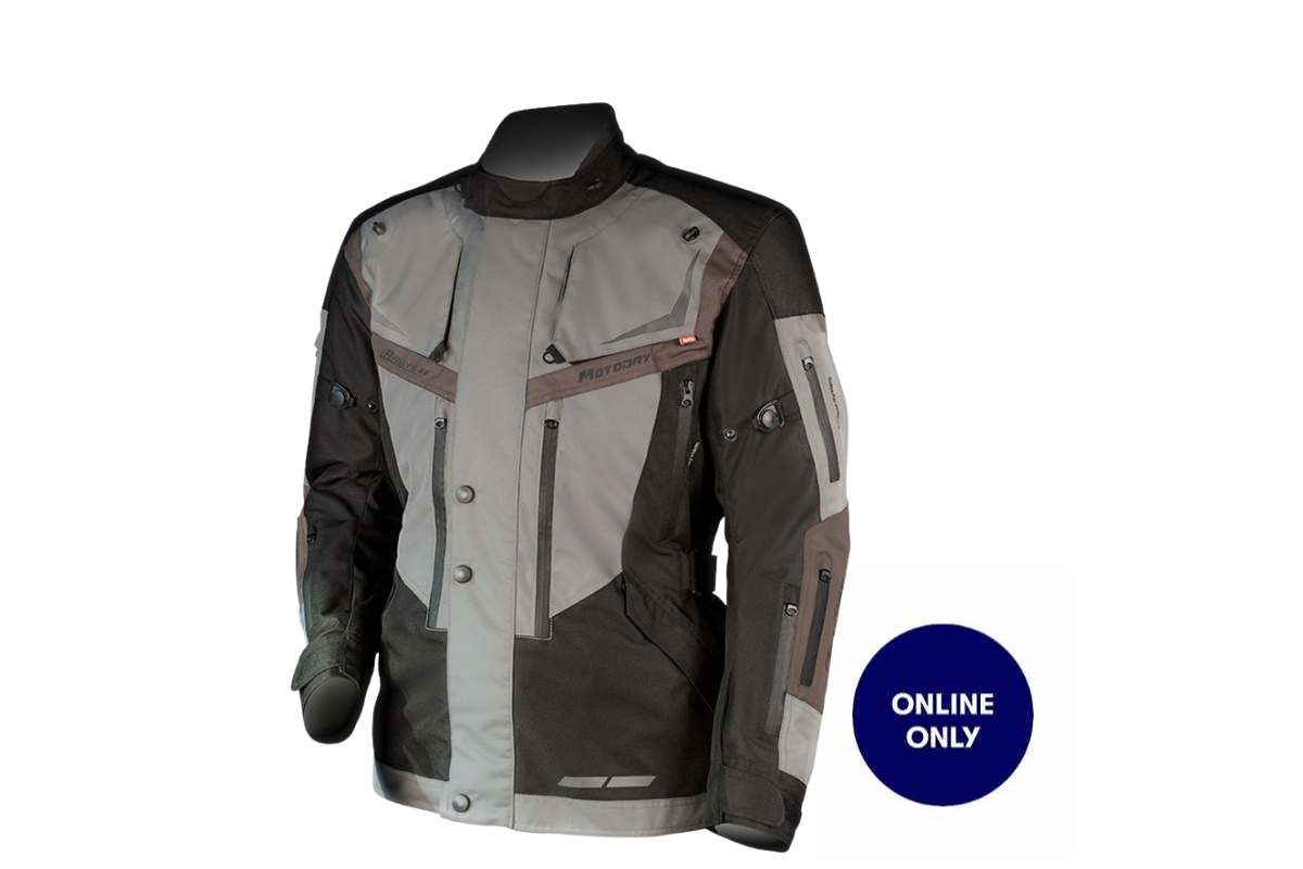 Jacket Moto Dry ‘Rallye 2’ Black/Sand/Brown