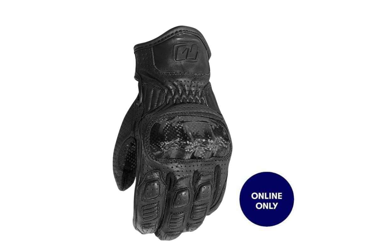 Gloves MotoDry RC-1 Lea Black