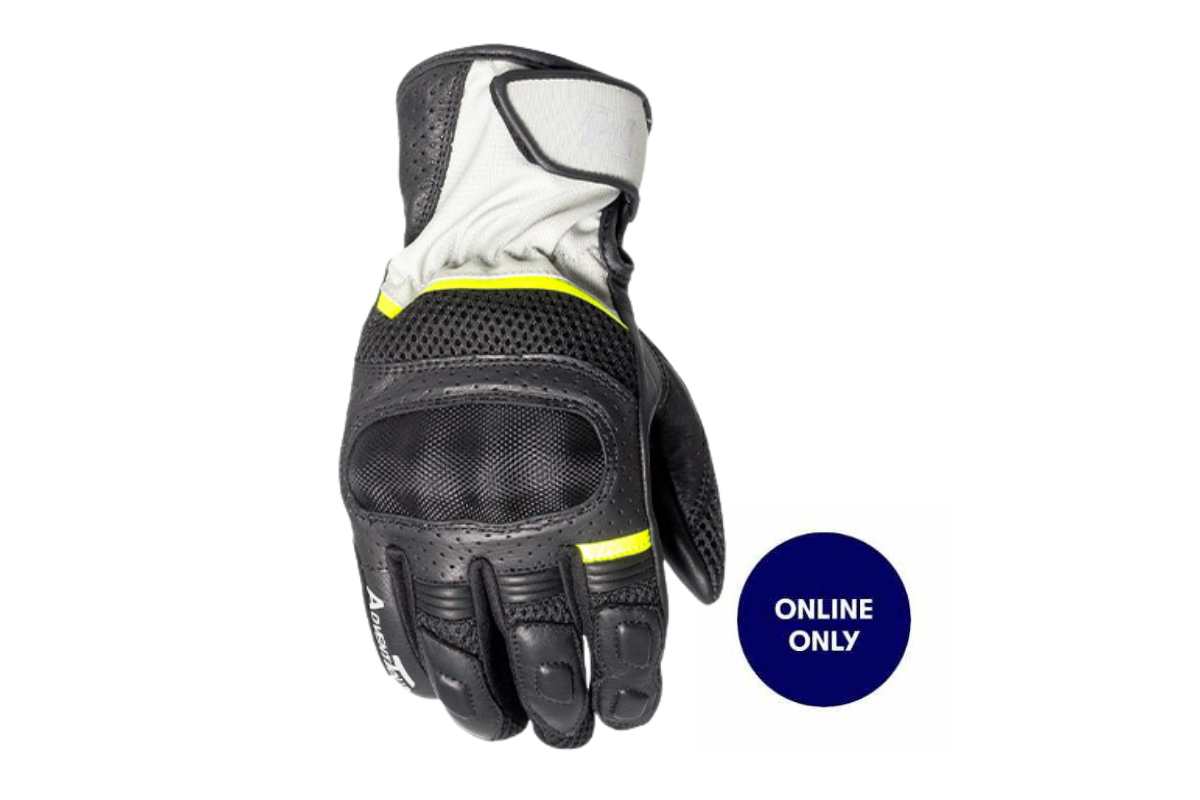 Gloves MotoDry Advent-Tour Lea/Tex Black/Grey